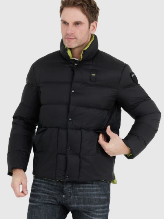 Zdjęcie produktu BLAUER Czarna puchowa kurtka męska FLETCHER, Rozmiar 3XL Blauer Usa