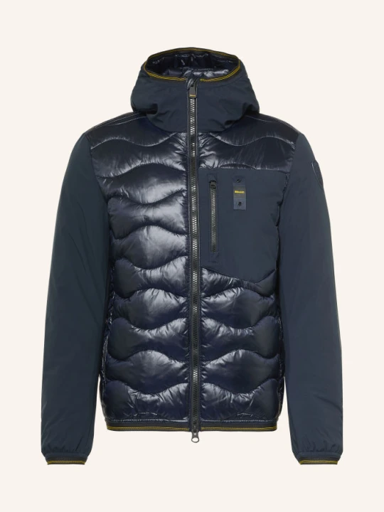 Zdjęcie produktu Blauer Lekka Kurtka Puchowa Albert Z Mieszanki Materiałów blau GRANATOWY