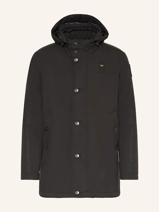 Zdjęcie produktu Blauer Parka Puchowa Chester Z Odpinanym Kapturem schwarz CZARNY