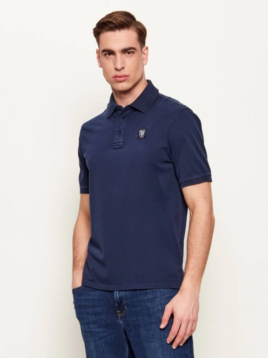 Zdjęcie produktu BLAUER Polo DEVITT | Regular Fit granatowy