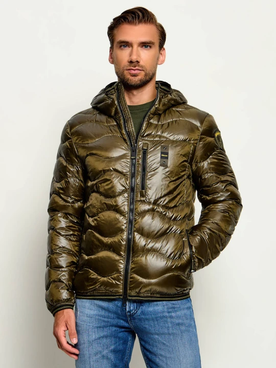 Zdjęcie produktu BLAUER Puchowa kurtka Wave | Regular Fit oliwkowy