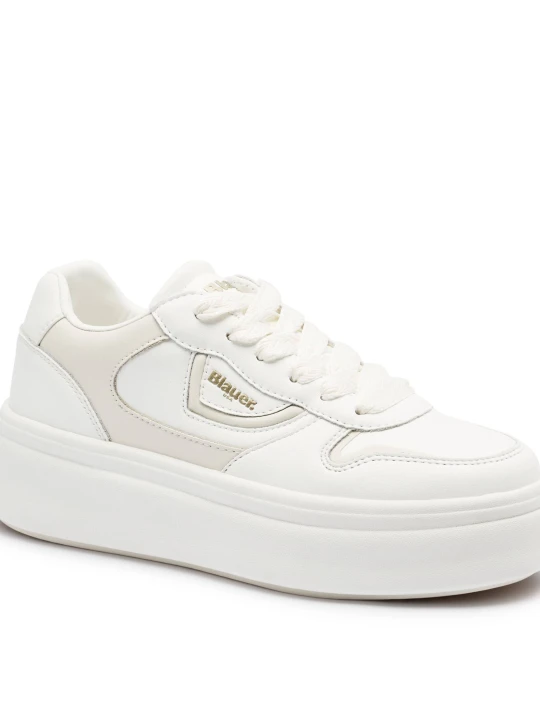 Zdjęcie produktu BLAUER Skórzane sneakersy biały