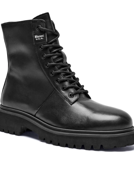 Zdjęcie produktu BLAUER Skórzane trapery BUXTON czarny