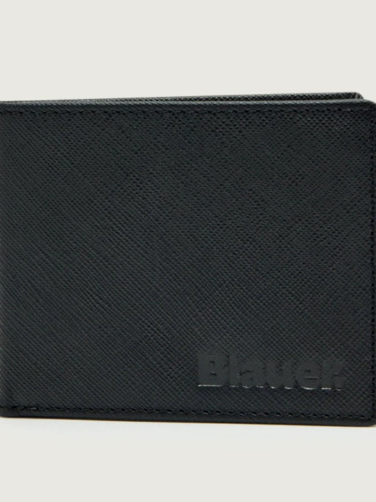 Zdjęcie produktu BLAUER Skórzany portfel SIXC01 czarny