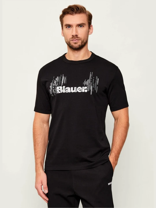 Zdjęcie produktu BLAUER T-shirt TOWN | Regular Fit czarny