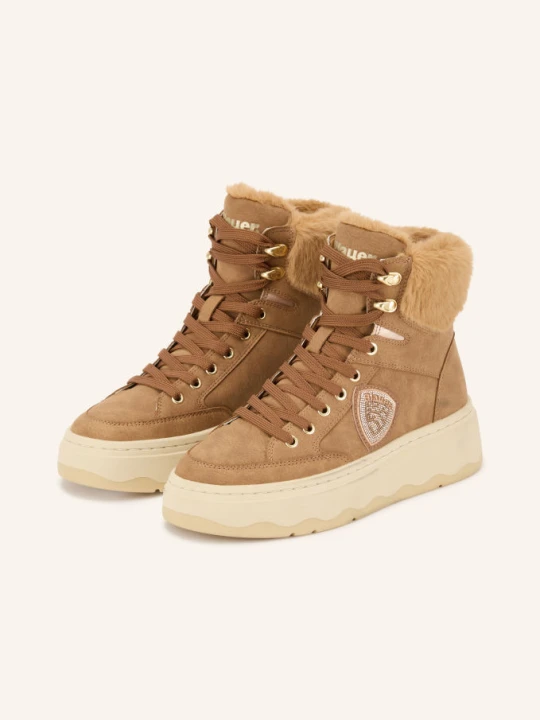 Zdjęcie produktu Blauer Wysokie Sneakersy Maribel braun KONIAKOWY