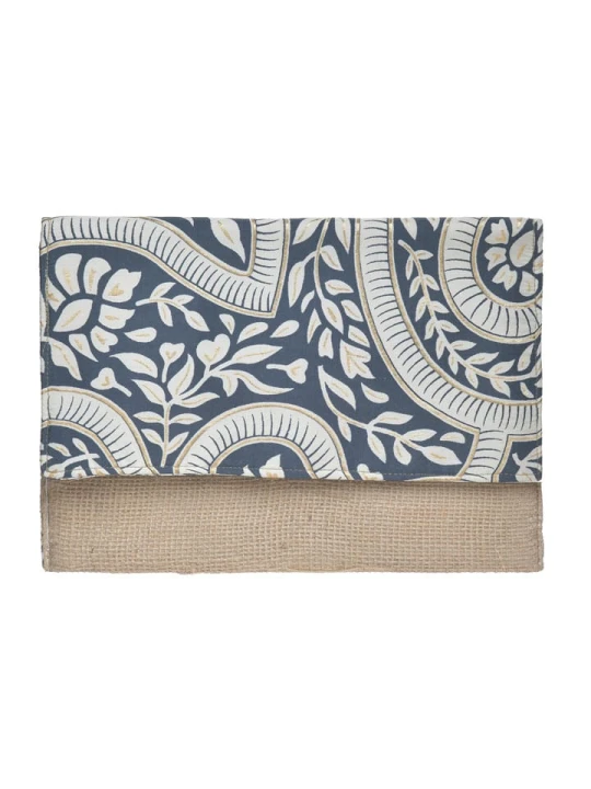 Zdjęcie produktu BLE Kopertówka w kolorze granatowo-beżowym - 24 x 17 x 1 cm rozmiar: onesize