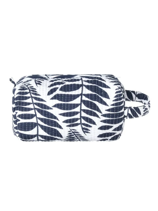 Zdjęcie produktu BLE Kosmetyczka w kolorze biało-granatowym - 22 x 10 x 10 cm rozmiar: onesize
