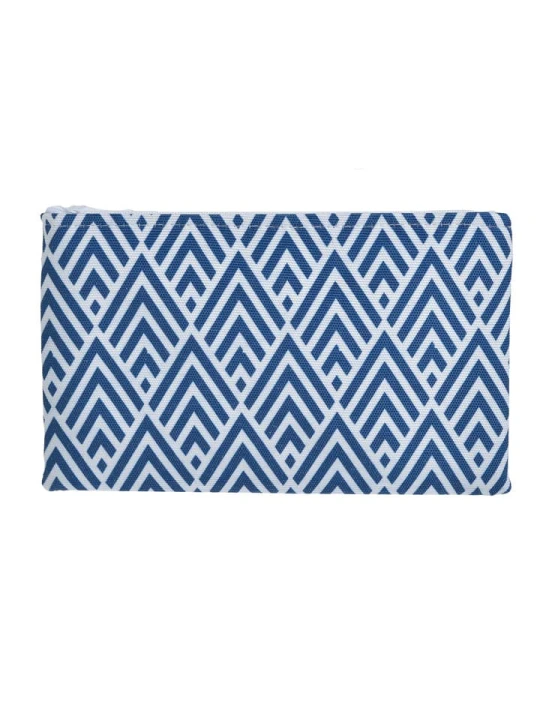 Zdjęcie produktu BLE Kosmetyczka w kolorze biało-niebieskim - 24 x 15 x 1 cm rozmiar: onesize