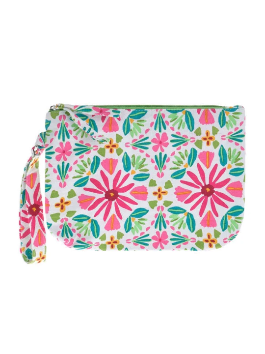 Zdjęcie produktu BLE Kosmetyczka w kolorze białym ze wzorem - 27 x 18 x 2 cm rozmiar: onesize
