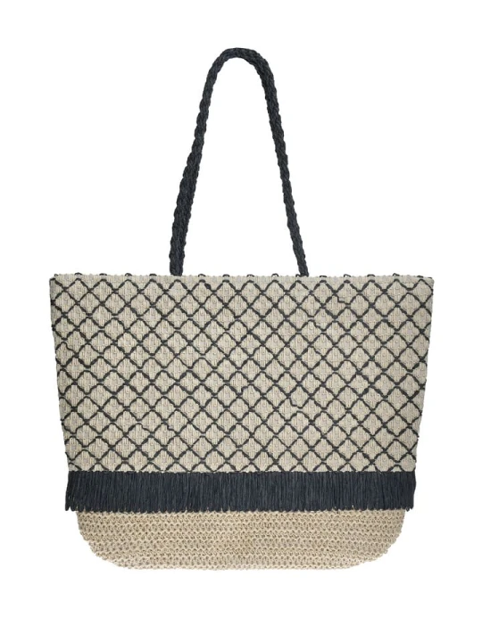 Zdjęcie produktu BLE Shopper bag w kolorze beżowym - 40 x 30 x 15 cm rozmiar: onesize