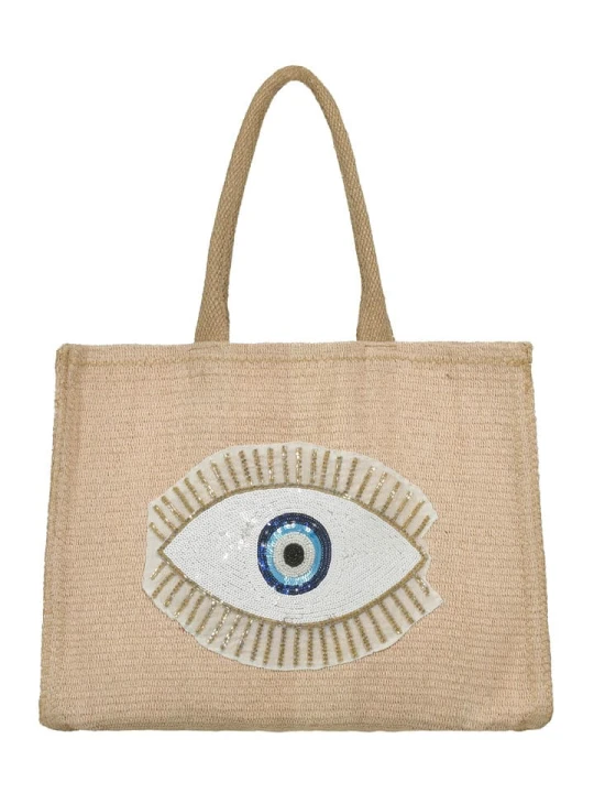 Zdjęcie produktu BLE Shopper bag w kolorze beżowym - 42 x 32 x 12 cm rozmiar: onesize