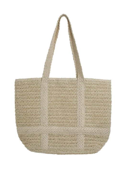 Zdjęcie produktu BLE Shopper bag w kolorze beżowym - 46 x 36 x 14 cm rozmiar: onesize