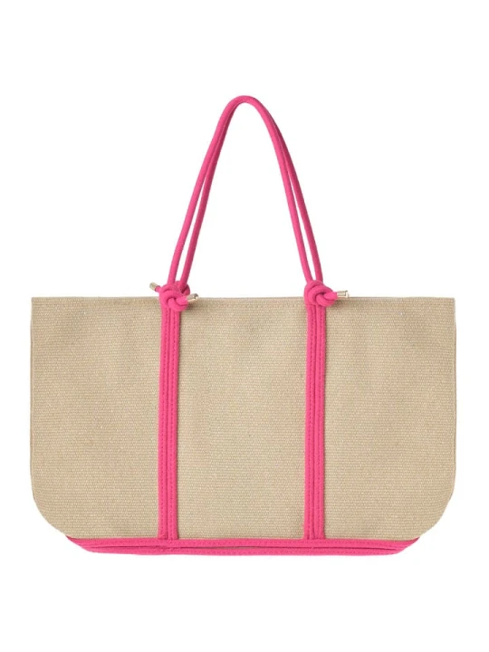 Zdjęcie produktu BLE Shopper bag w kolorze beżowym - 50 x 33 x 10 cm rozmiar: onesize