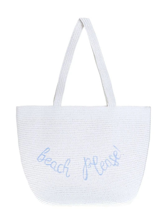 Zdjęcie produktu BLE Shopper bag w kolorze białym - 52 x 30 cm rozmiar: onesize