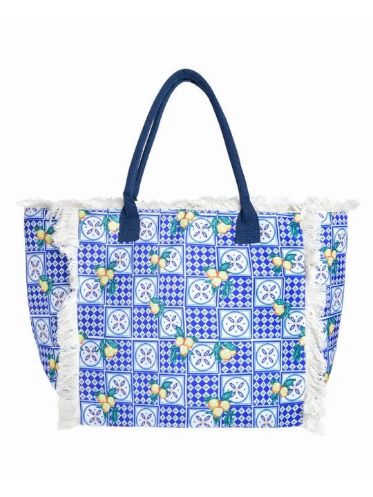 Zdjęcie produktu BLE Shopper bag w kolorze niebieskim - 50 x 33 x 20 cm rozmiar: onesize