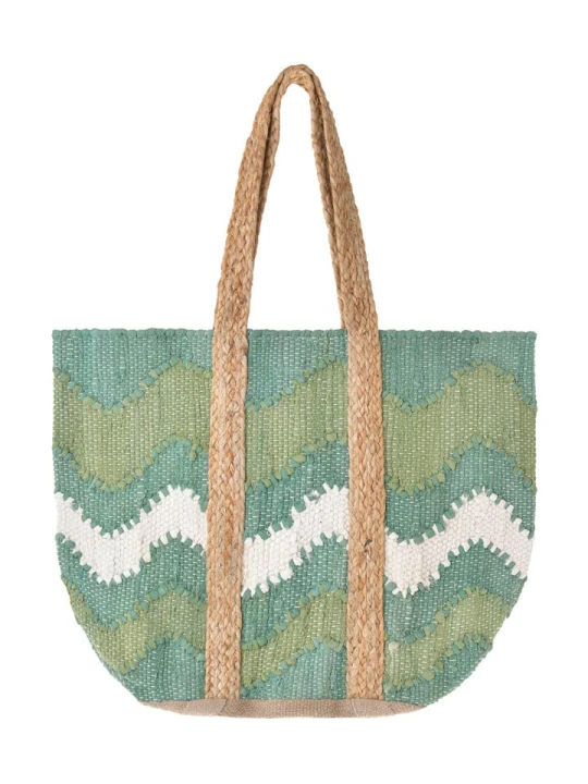 Zdjęcie produktu BLE Shopper bag w kolorze zielonym - 40 x 31 cm rozmiar: onesize