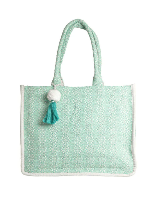 Zdjęcie produktu BLE Shopper bag w kolorze zielonym - 45 x 32 x 15 cm rozmiar: onesize