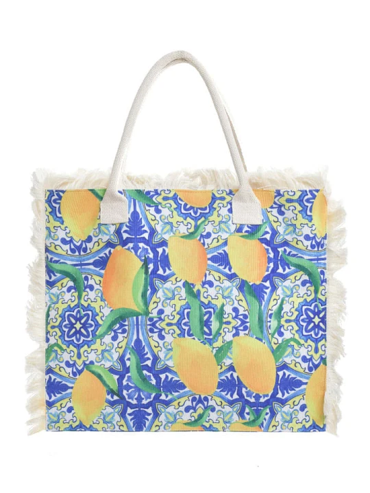 Zdjęcie produktu BLE Shopper bag ze wzorem - 43 x 35 x 12 cm rozmiar: onesize