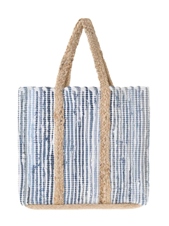 Zdjęcie produktu BLE Torebka w kolorze beżowo-niebieskim - 38 x 31 x 15 cm rozmiar: onesize