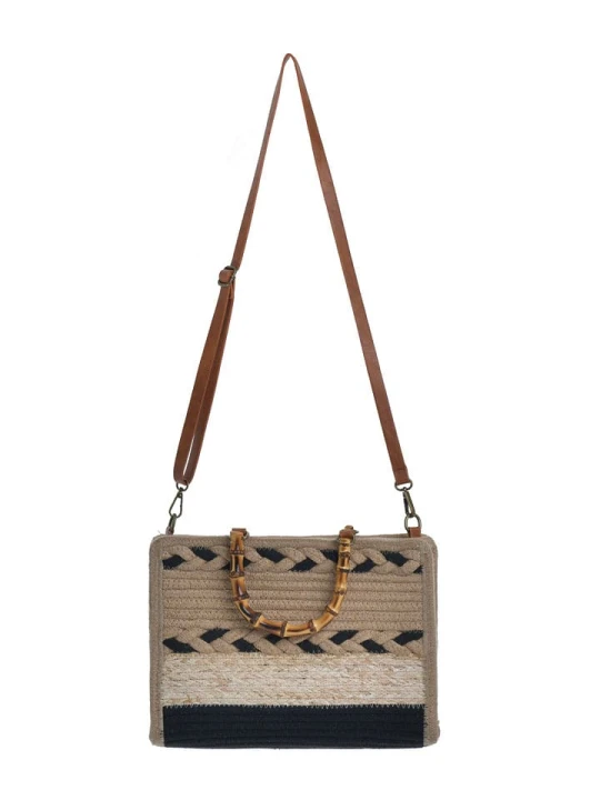 Zdjęcie produktu BLE Torebka w kolorze beżowym - 31 x 23 x 8 cm rozmiar: onesize