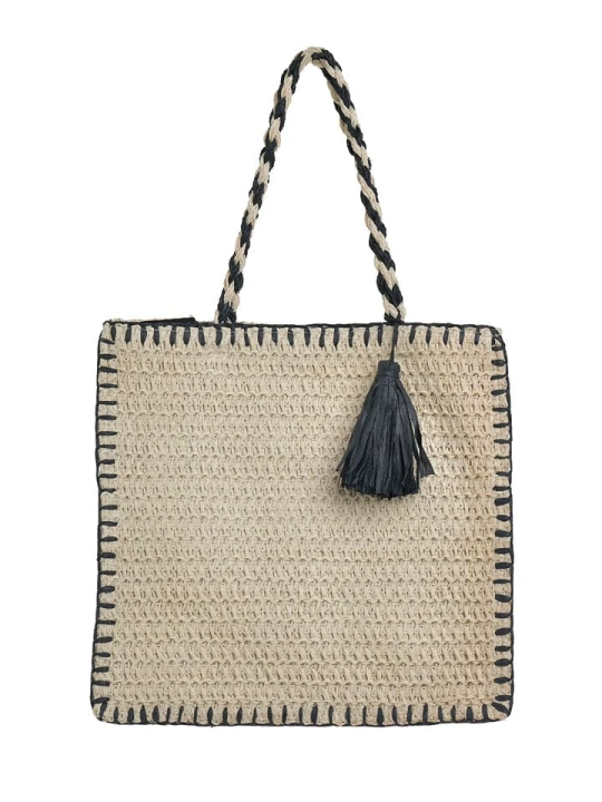 Zdjęcie produktu BLE Torebka w kolorze beżowym - 34 x 34 x 16 cm rozmiar: onesize