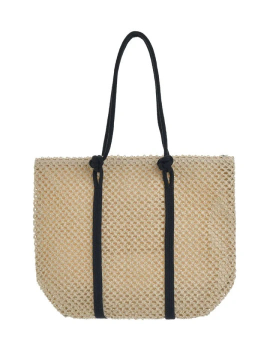 Zdjęcie produktu BLE Torebka w kolorze beżowym - 35 x 30 x 15 cm rozmiar: onesize