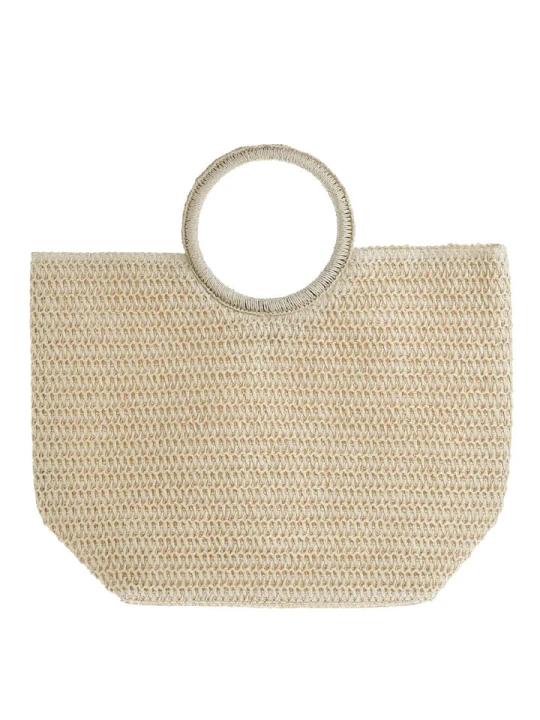 Zdjęcie produktu BLE Torebka w kolorze beżowym - 40 x 33 x 10 cm rozmiar: onesize