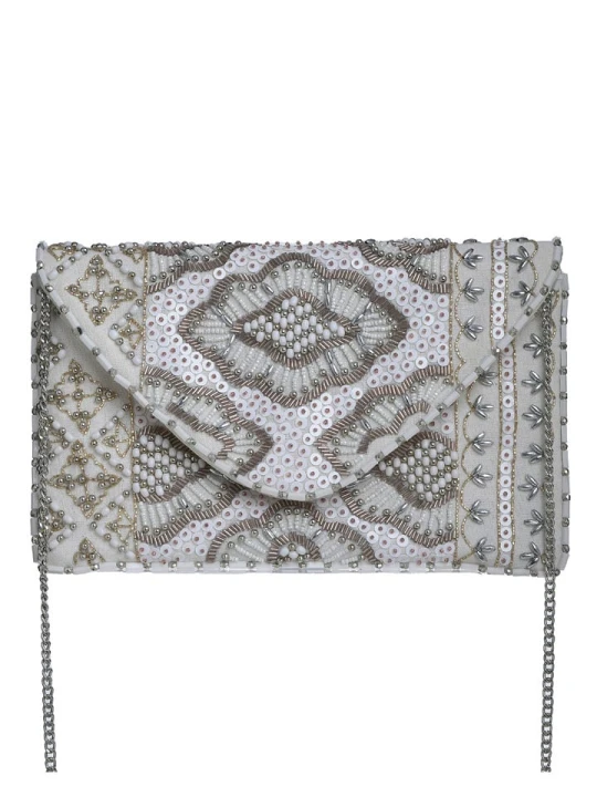 Zdjęcie produktu BLE Torebka w kolorze białym - 27 x 17 x 3 cm rozmiar: onesize