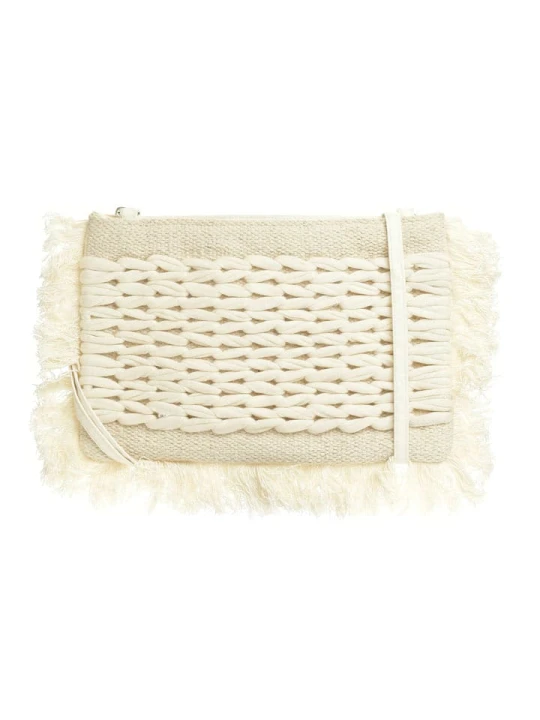 Zdjęcie produktu BLE Torebka w kolorze kremowym - 12 x 8 cm rozmiar: onesize