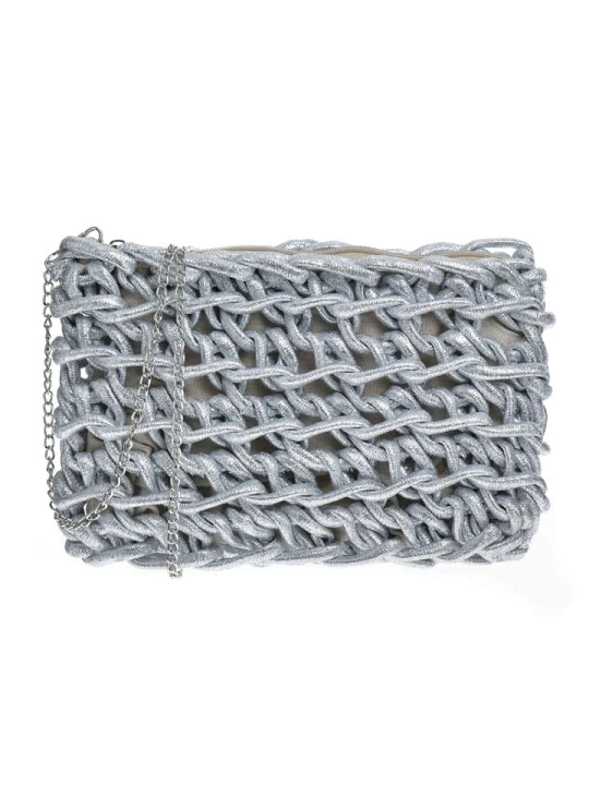 Zdjęcie produktu BLE Torebka w kolorze szarym - 28 x 17 x 3 cm rozmiar: onesize