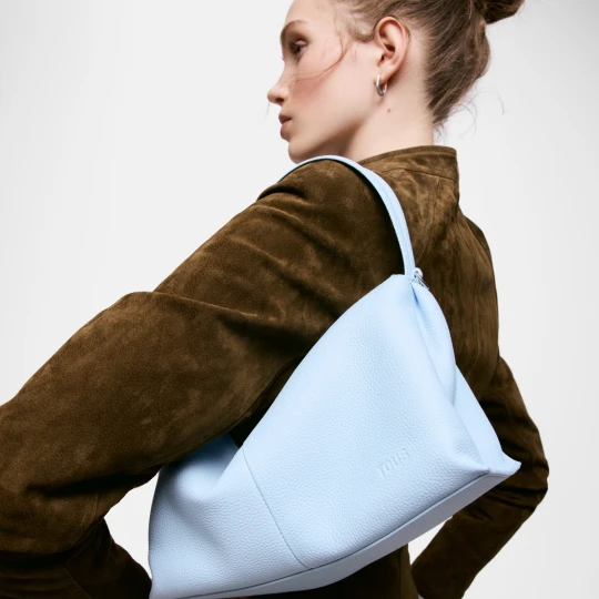 Zdjęcie produktu Błękitna Skórzana Torba Typu Bowling Tous Hold - Tous SKY BLUE