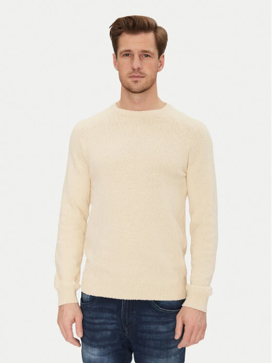 Zdjęcie produktu Blend Sweter 20717701 Beżowy Regular Fit