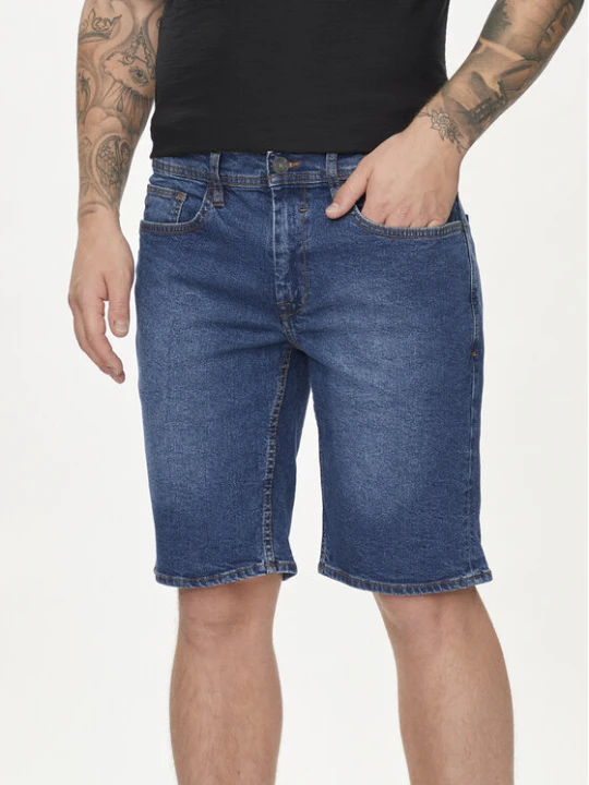 Zdjęcie produktu Blend Szorty jeansowe 20716686 Niebieski Slim Fit