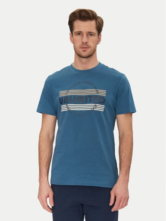 Zdjęcie produktu Blend T-Shirt 20718276 Niebieski Regular Fit