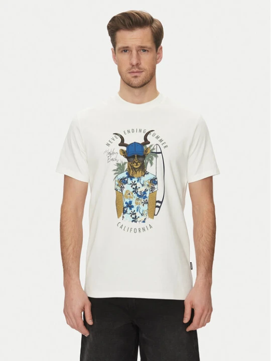 Zdjęcie produktu Blend T-Shirt 20718280 Biały Regular Fit