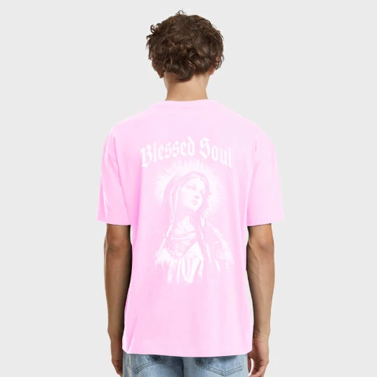 Zdjęcie produktu Blessed Soul Mary Oversize Tee Mister Tee różowy