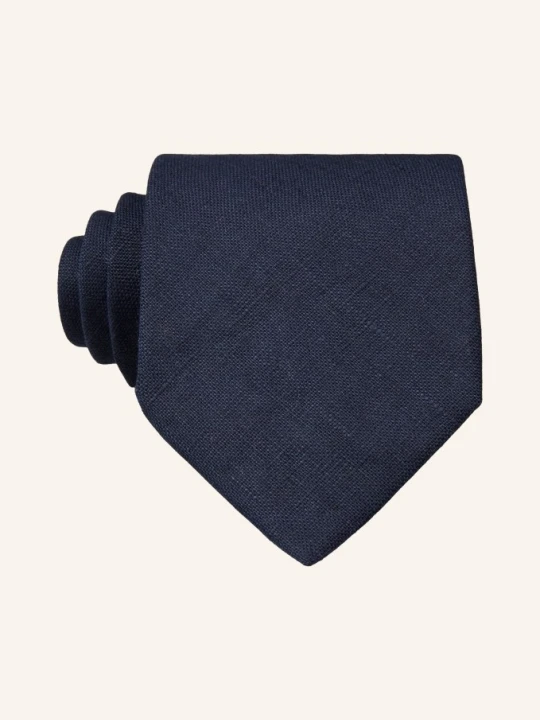 Zdjęcie produktu Blick Krawat Albert Z Lnu blau GRANATOWY