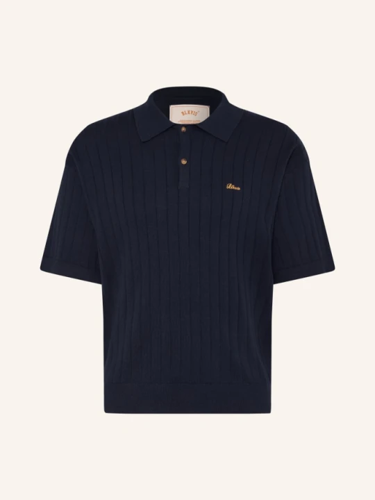 Zdjęcie produktu Blkvis Koszulka Polo Z Dzianiny blau GRANATOWY