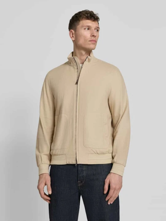 Zdjęcie produktu Blouson z dwukierunkowym zamkiem błyskawicznym Geox Beżowy