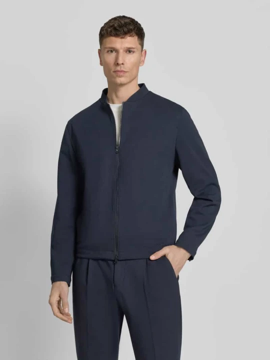 Zdjęcie produktu Blouson z dwukierunkowym zamkiem model 'Audio' Zuitable Granatowy