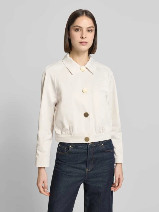 Zdjęcie produktu Blouson z kieszenią na piersi Armani Exchange Złamany biały