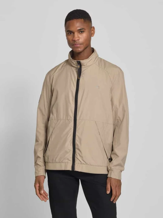 Zdjęcie produktu Blouson z nadrukiem logo i stójką Camel Active Beżowy