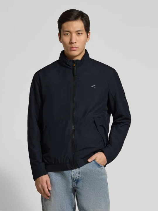 Zdjęcie produktu Blouson z nadrukiem logo i stójką Camel Active Granatowy