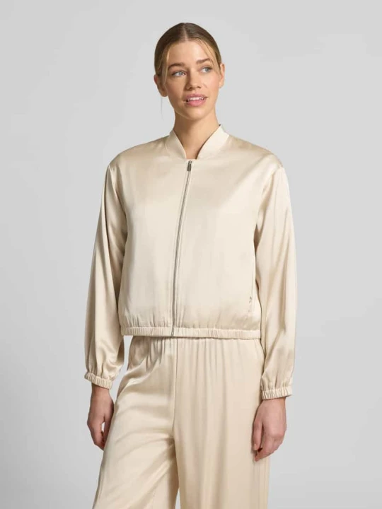 Zdjęcie produktu Blouson ze stójką i zamkiem błyskawicznym comma Piaskowy