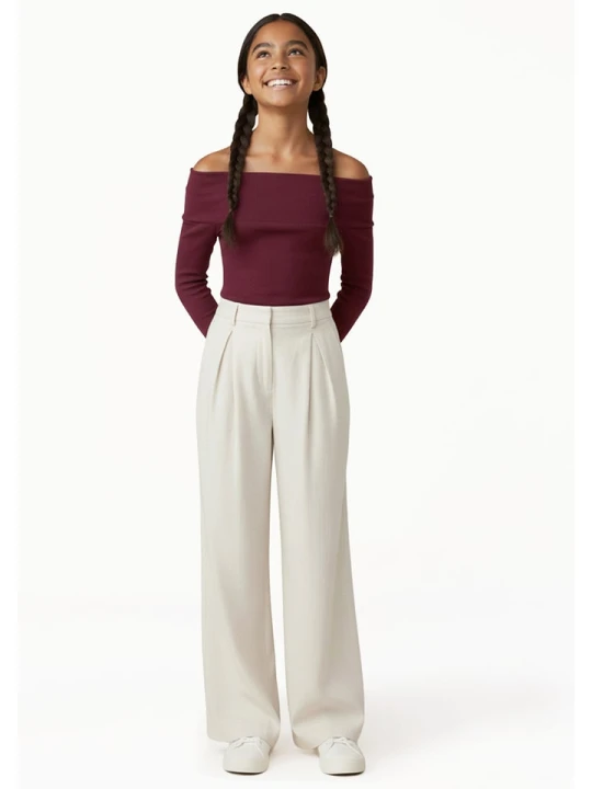 Zdjęcie produktu Blue Effect Spodnie w kolorze kremowym rozmiar: 152
