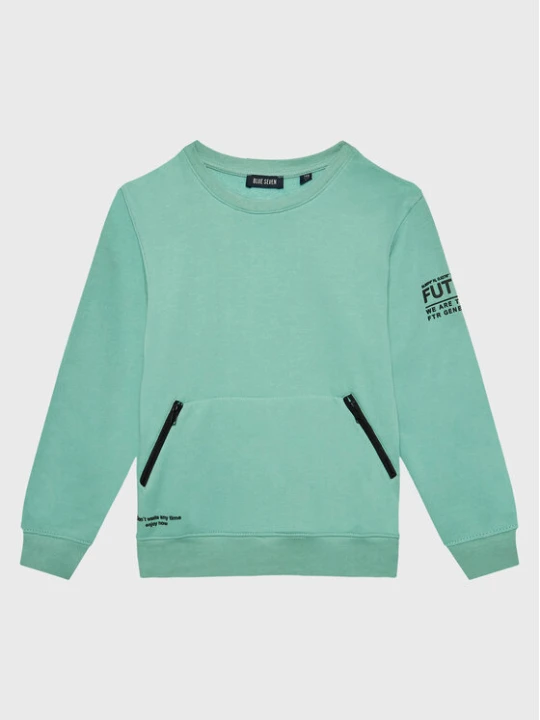 Zdjęcie produktu Blue Seven Bluza 670179 Zielony Regular Fit