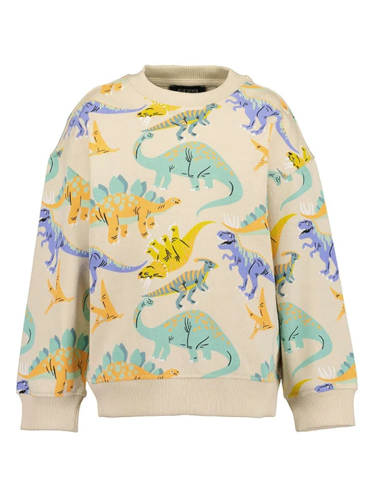 Zdjęcie produktu Blue Seven Bluza w kolorze beżowym ze wzorem rozmiar: 134