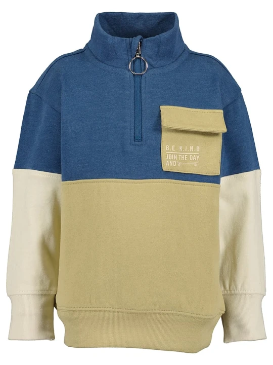 Zdjęcie produktu Blue Seven Bluza w kolorze niebiesko-beżowym rozmiar: 92