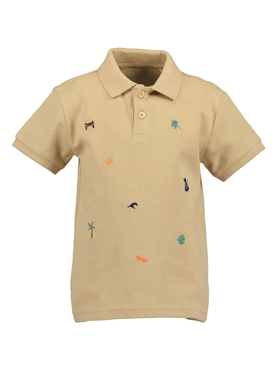 Zdjęcie produktu Blue Seven Koszulka polo w kolorze beżowym rozmiar: 110